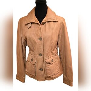 LEATHER GAP Utility jacket